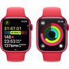 Apple Watch 9 GPS 45mm koperta z aluminium (czerwony) + pasek sportowy S/M (czerwony) Wodoszczelność Tak