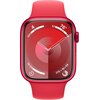 APPLE Watch 9 GPS 45mm koperta z aluminium (czerwony) + pasek sportowy M/L (czerwony) Komunikacja Bluetooth