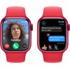 APPLE Watch 9 GPS + Cellular 41mm koperta z aluminium (czerwony) + pasek sportowy rozmiar S/M (czerwony) Kompatybilna platforma iOS