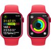 APPLE Watch 9 GPS + Cellular 41mm koperta z aluminium (czerwony) + pasek sportowy rozmiar S/M (czerwony) Wykonanie paska Fluoroelastomer
