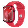 APPLE Watch 9 GPS + Cellular 45mm koperta z aluminium (czerwony) + pasek sportowy S/M (czerwony)