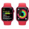 APPLE Watch 9 GPS + Cellular 45mm koperta z aluminium (czerwony) + pasek sportowy S/M (czerwony) Kompatybilna platforma iOS