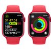 Apple Watch 9 GPS + Cellular 45mm koperta z aluminium (czerwony) + pasek sportowy S/M (czerwony) Kompatybilna platforma iOS