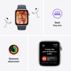 Apple Watch SE 2gen GPS + Cellular 44mm koperta z aluminium (księżycowa poświata) + pasek sportowy rozmiar S/M (księżycowa poświata) Rozmiar koperty [mm] 44