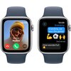 APPLE Watch SE 2gen GPS 44mm koperta z aluminium (srebrny) + pasek sportowy rozmiar S/M (zimowy błękit) Komunikacja WiFi