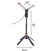 Lampa warsztatowa podwójna NEO TOOLS 99-099 Funkcje dodatkowe Składana konstrukcja