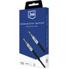 Kabel Jack 3.5mm 3MK AUX Cable 1 m Czarny Długość [m] 1