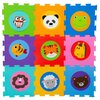 Mata piankowa SMILY PLAY Puzzle 31 x 31 cm Zwierzęta SP84004 (9 elementów) Płeć Chłopiec