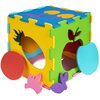 Mata piankowa SMILY PLAY Puzzle 29 x 29 cm Owoce SP84355 (9 elementów) Materiał Pianka