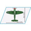 Klocki plastikowe COBI Historical Collection World War II P-47 Thunderbolt COBI-5737 Rodzaj Klocki konstrukcyjne