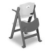 Krzesełko do karmienia LIONELO Floris Biało-szary Wiek dziecka 6-36 m
