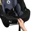 Fotelik samochodowy LIONELO Astrid I-Size 40-87 cm (0-13 kg) Czarno-szary Wkładka redukcyjna Tak
