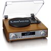 Gramofon LENCO MC-160WD Drewno, Napęd paskowy, BT, Kolumny głośnikowe w zestawie, Prędkość odtw. 33 1/3,45,78 obr./min Prędkość obrotowa [RPM] 78