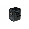 Adapter podróżny VERBATIM UTA-04 3 x USB 2 x USB-C (Globalny) Wykonanie Poliwęglan