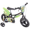 Rower dziecięcy DINO BIKES Dinozaury 12 cali dla chłopca Czarny Rozmiar ramy [cal] 8.5