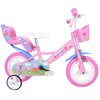 Rower dziecięcy DINO BIKES Świnka Peppa 12 cali dla dziewczynki Różowy Rozmiar koła [cal] 12