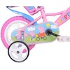 Rower dziecięcy DINO BIKES Świnka Peppa 12 cali dla dziewczynki Różowy Wiek 2 lata