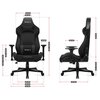 Fotel HUZARO Force 7.6 Czarny Materiał obicia Tkanina
