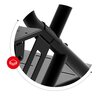 Kokpit HUZARO Speed 6.0 Czarno-czerwony Odchylenie [stopnie] 30 - 90