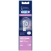 Opakowanie produktu Oral-B Sensitive Clean zawiera dwie końcówki szczoteczki do zębów, z technologią UltraThin Bristle, przeznaczone do delikatnego czyszczenia i ochrony dziąseł. Na opakowaniu widnieje tekst: "Oral-B's best for gentle cleaning & healthier