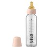 Butelka BIBS Baby Glass Bottle Blush 225 ml Jasnoróżowy