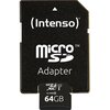 Karta pamięci INTENSO microSDXC UHS-I 64 GB Premium Klasa prędkości Klasa 10