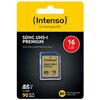 Karta pamięci INTENSO SDHC UHS-I 16 GB Premium Adapter w zestawie Nie