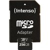 Karta pamięci INTENSO microSDXC UHS-I 256GB Premium Adapter w zestawie Tak
