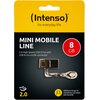 Pendrive INTENSO Mini Mobile Line 8GB Konstrukcja Aluminiowa obudowa