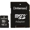Karta pamięci INTENSO microSDXC UHS-I 16 GB Professional Klasa prędkości Klasa 10