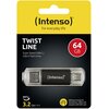 Pendrive INTENSO Twist Line 64GB Pojemność [GB] 64