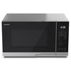 Kuchenka mikrofalowa SHARP YC-PG284AE-S 900W średnica 32.5 cm pojemność 28L Weight Defrost EasyClean ChildLock Srebrno-czarny Wymiary (GxSxW) [cm] 44.1 x 53.9 x 30.9