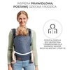 Nosidełko KINDERKRAFT Nino Confetti Granatowy Maksymalny udźwig [kg] 20
