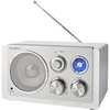 Radio NEDIS RDFM5110WT Analogowe Biało-srebrny Zakresy fal radiowych FM