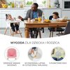 Krzesełko do karmienia KINDERKRAFT Sienna Różowy 2 w 1 Wiek dziecka 6-60 m