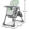 Krzesełko do karmienia KINDERKRAFT Tastee Zielony Maksymalna waga dziecka [kg] 15