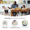 Krzesełko do karmienia KINDERKRAFT Sienna Szary 2 w 1 Maksymalna waga dziecka [kg] 20