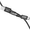 Kabel USB - USB-C ACEFAST 1.2 m Czarny Długość [m] 1.2