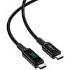 Kabel USB-C - USB-C ACEFAST C6-03 2 m 100W Czarny Długość [m] 2