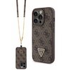 Etui GUESS Crossbody 4G Metal Logo do Apple iPhone 15 Pro Brązowy