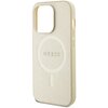 Etui GUESS Saffiano Hardcase MagSafe do Apple iPhone 15 Pro Max Złoty Model telefonu iPhone 15 Pro Max