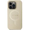 Etui GUESS Saffiano Hardcase MagSafe do Apple iPhone 15 Pro Max Złoty Seria telefonu iPhone