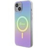 Etui GUESS Hardcase IML Iridescent MagSafe do Apple iPhone 15 Plus Fioletowy Seria telefonu iPhone