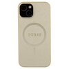 Etui GUESS Saffiano HardCase MagSafe do Apple iPhone 15 Plus Złoty Model telefonu iPhone 15 Plus