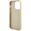 Etui GUESS Saffiano Hardcase MagSafe do Apple iPhone 15 Pro Złoty Dominujący kolor Złoty