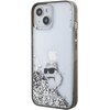 Etui KARL LAGERFELD Liquid Glitter Choupette do Apple iPhone 15 Przezroczysty Model telefonu iPhone 15