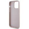Etui GUESS 4G Leather 4G Diamond Triangle do Apple iPhone 15 Pro Max Różowy Gwarancja 24 miesiące