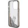 Etui KARL LAGERFELD Liquid Glitter Choupette do Apple iPhone 15 Pro Max Przezroczysty Model telefonu iPhone 15 Pro Max