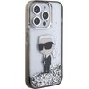 Etui KARL LAGERFELD Liquid Glitter Ikonik do Apple iPhone 15 Pro Przezroczysty Kompatybilność Apple iPhone 15 Pro