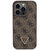Etui GUESS Leather 4G Triangle Strass do Apple iPhone 15 Pro Brązowy Model telefonu iPhone 15 Pro